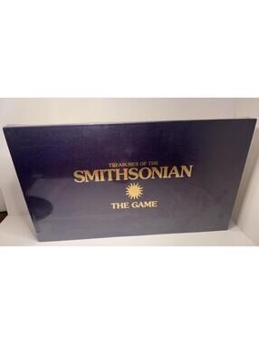 Treasures of the Smithsonian Board Game Vintage 1992 Edition Education Complete